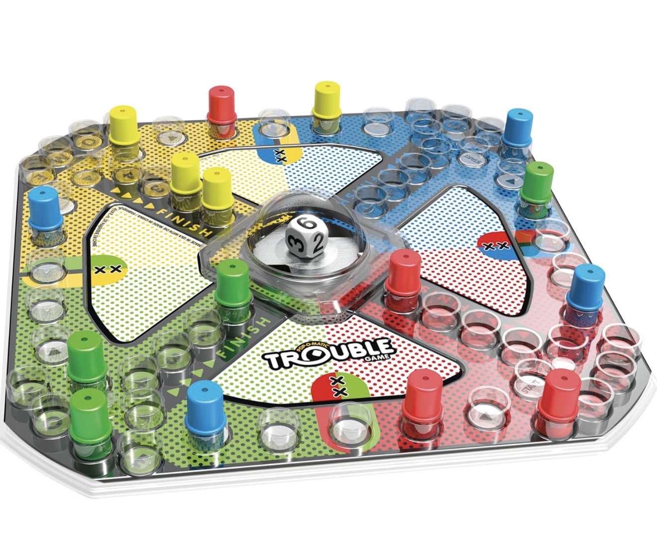 Trouble game family game night