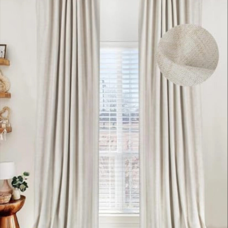 100% Blackout Shield Blackout Curtains for Bedroom 84 Inches Long, Back Tab/Rod Pocket Living Roo...