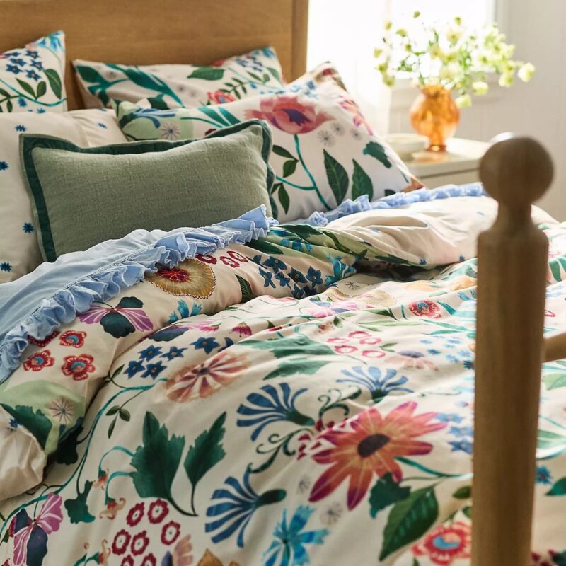 100% Organic Cotton Printed Sateen Duvet