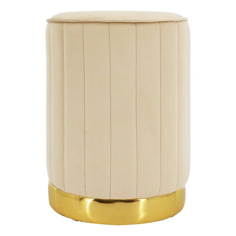 12" x 16.25" Taupe Round Stool by Ashlandu00ae | Michaels