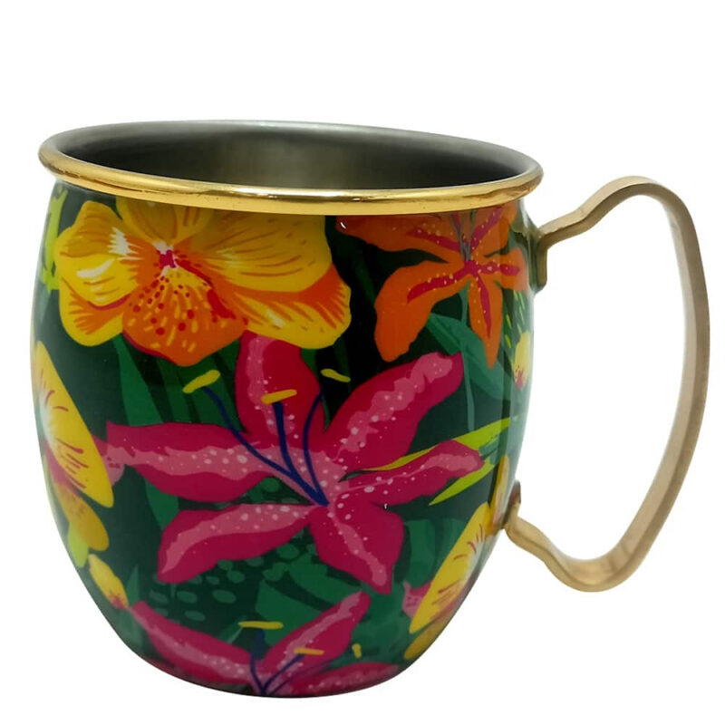 16oz. Floral Metal Mug by Ashlandu00ae | Michaels