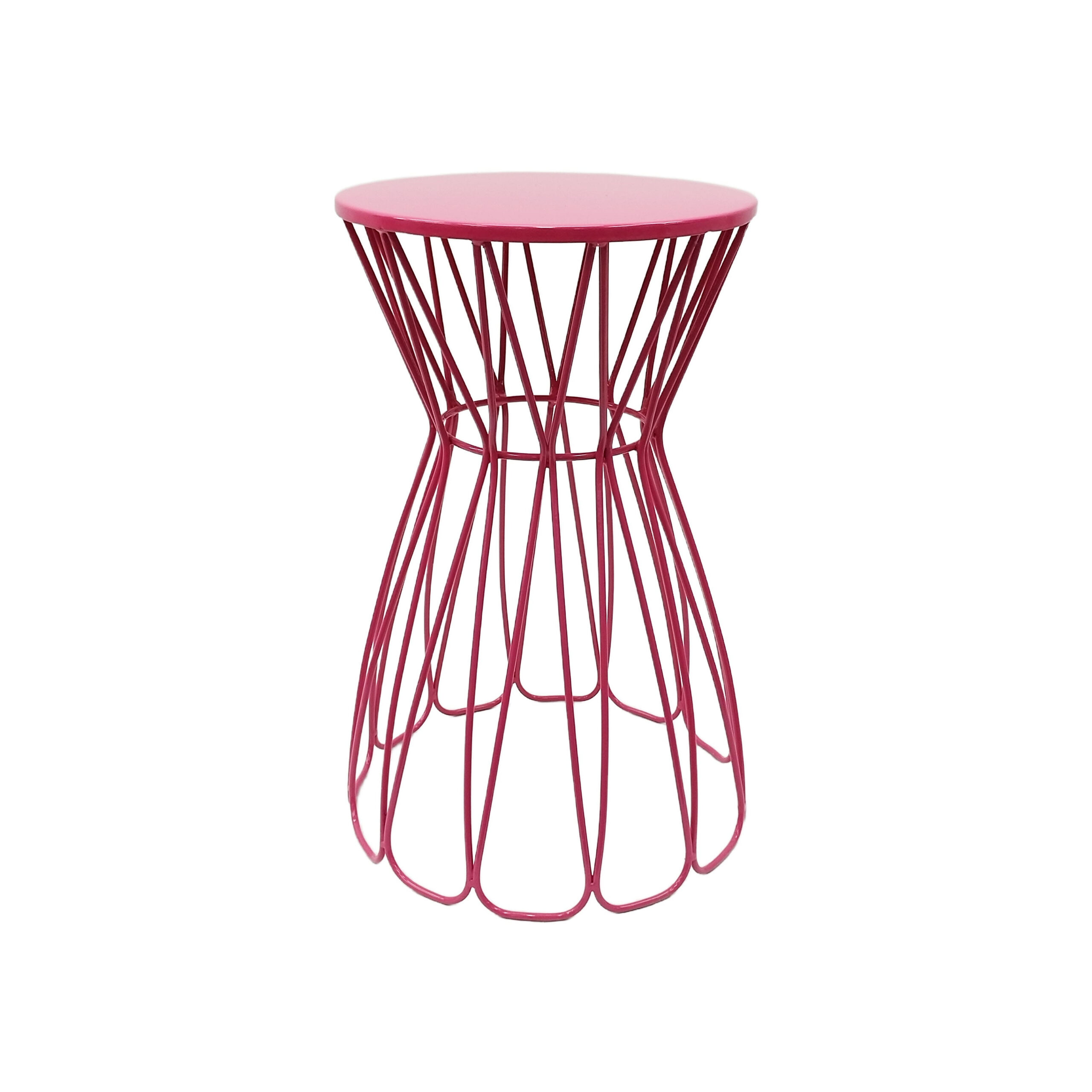 18" Pink Metal Outdoor Stool by Ashlandu00ae | Michaels