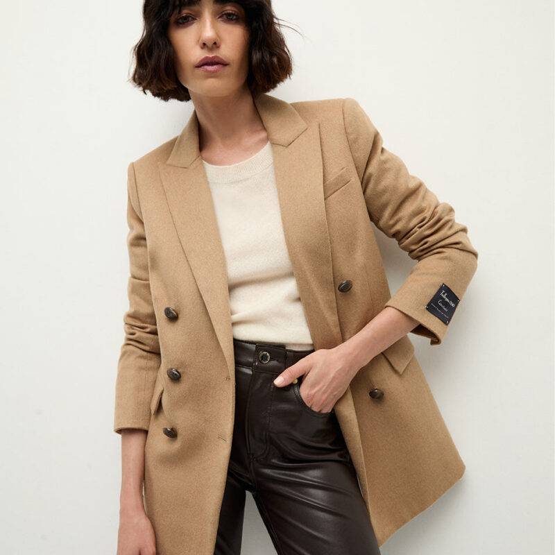 Ellette Italian Camel Hair Dickey Jacket from Veronica Beard