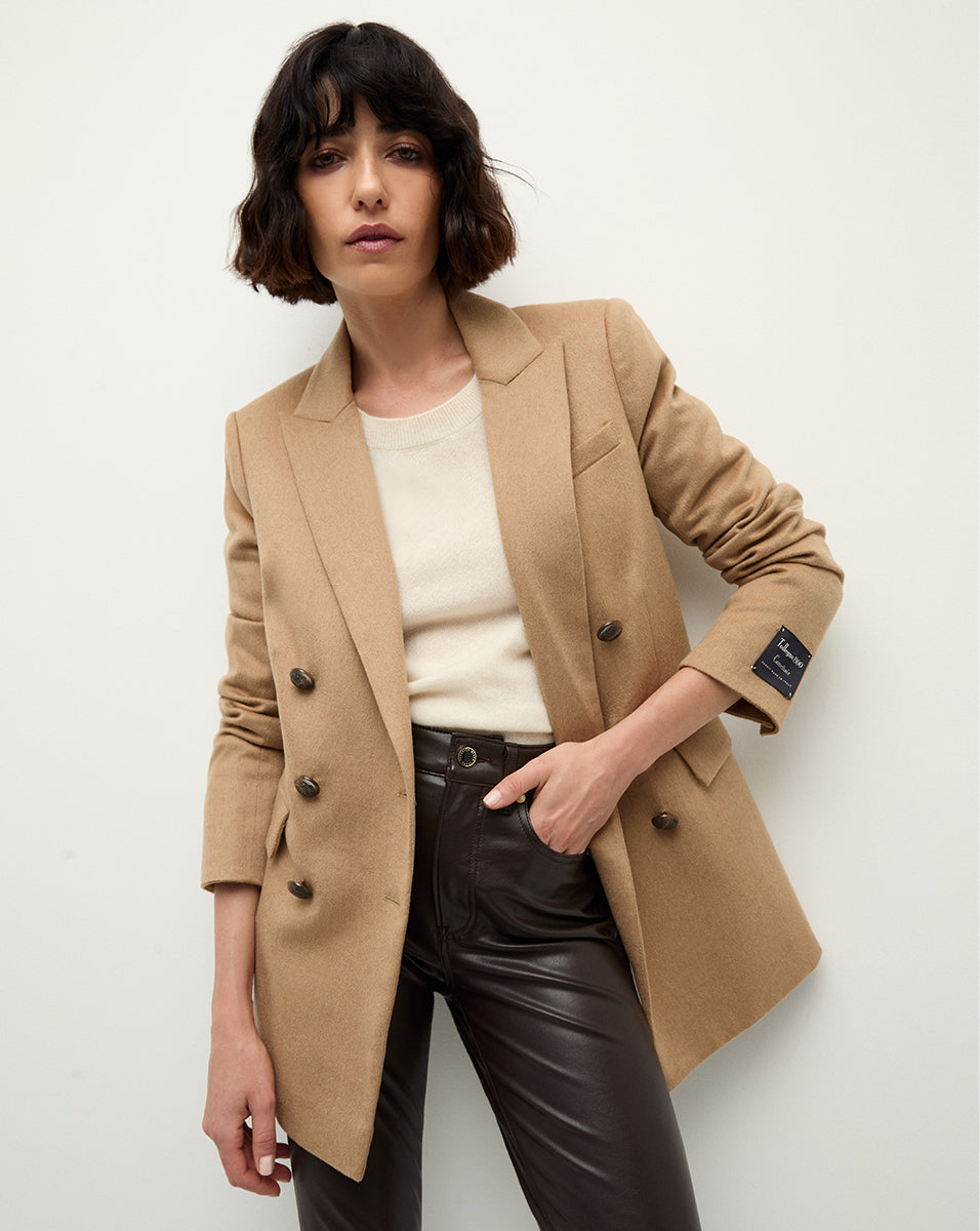 Ellette Italian Camel Hair Dickey Jacket from Veronica Beard