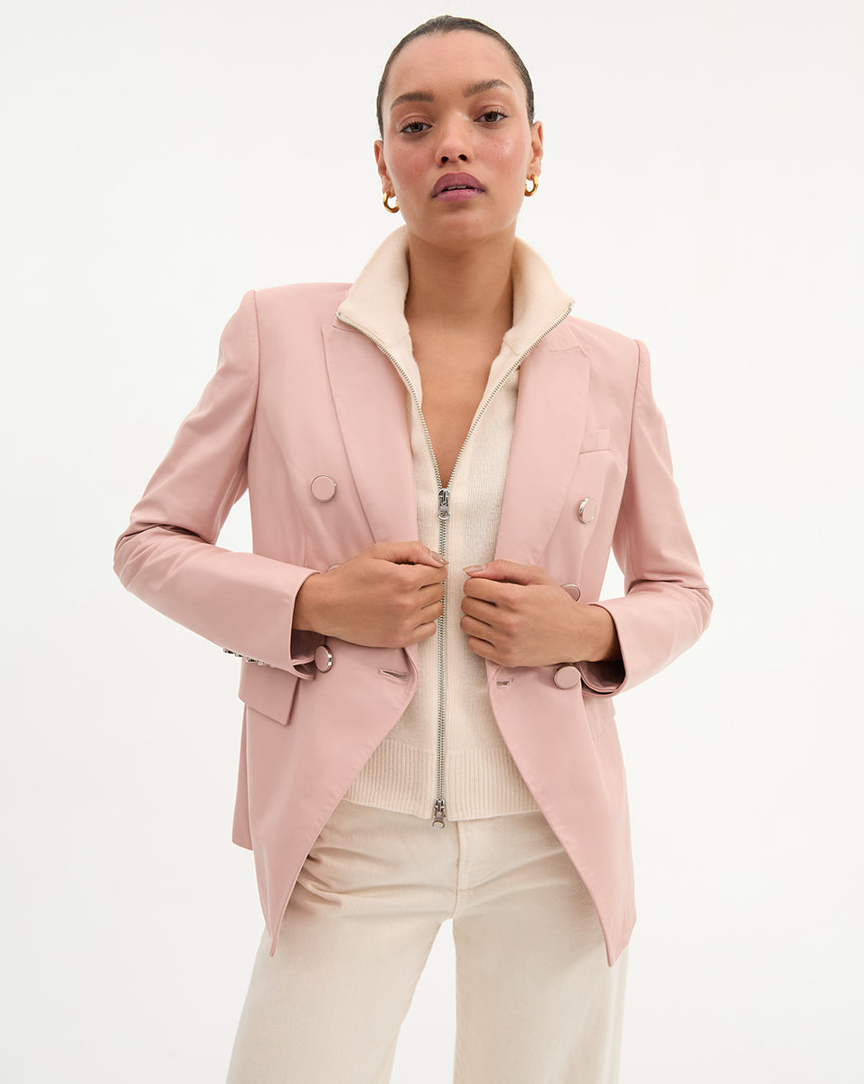 Miller Leather Dickey Jacket from Veronica Beard