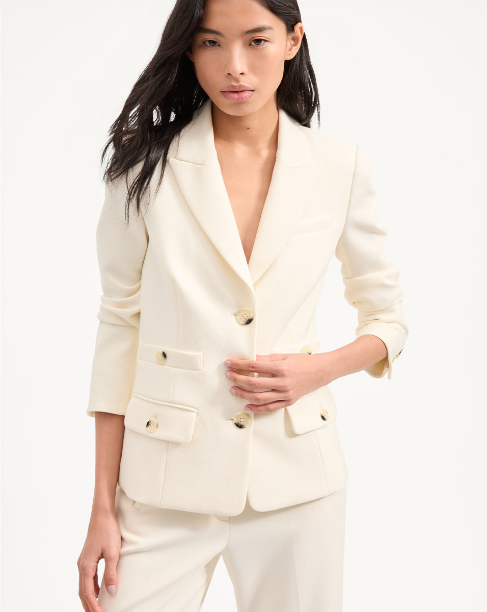 Terre Cropped Dickey Jacket from Veronica Beard