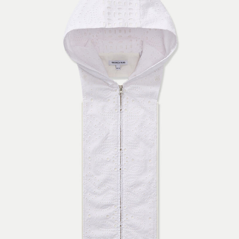 Marlo Eyelet Hoodie Dickey from Veronica Beard