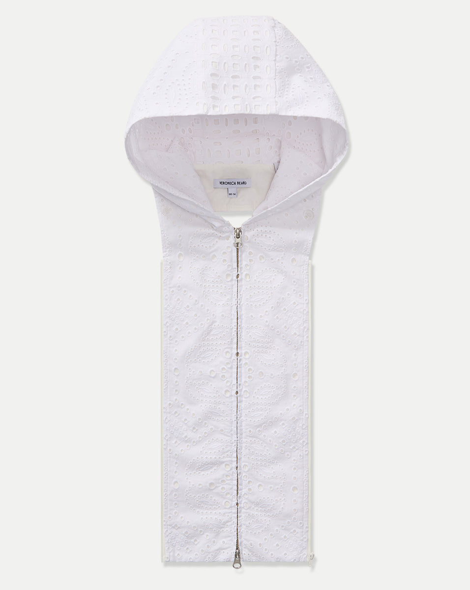 Marlo Eyelet Hoodie Dickey from Veronica Beard