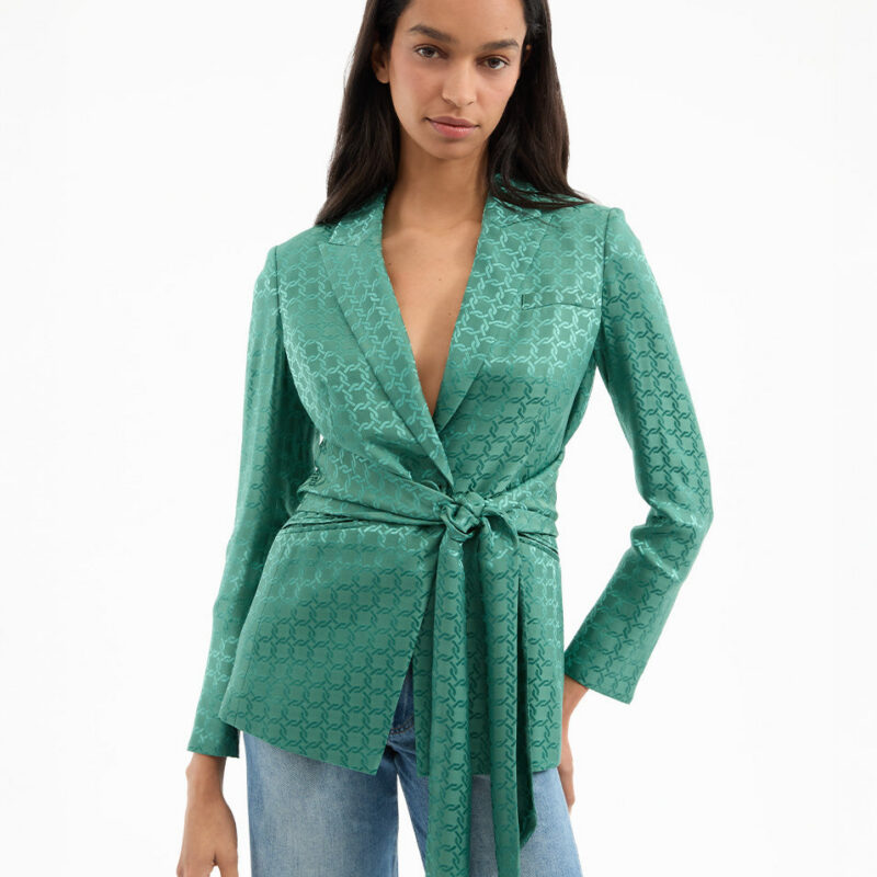 Issel Wrap Jacket from Veronica Beard