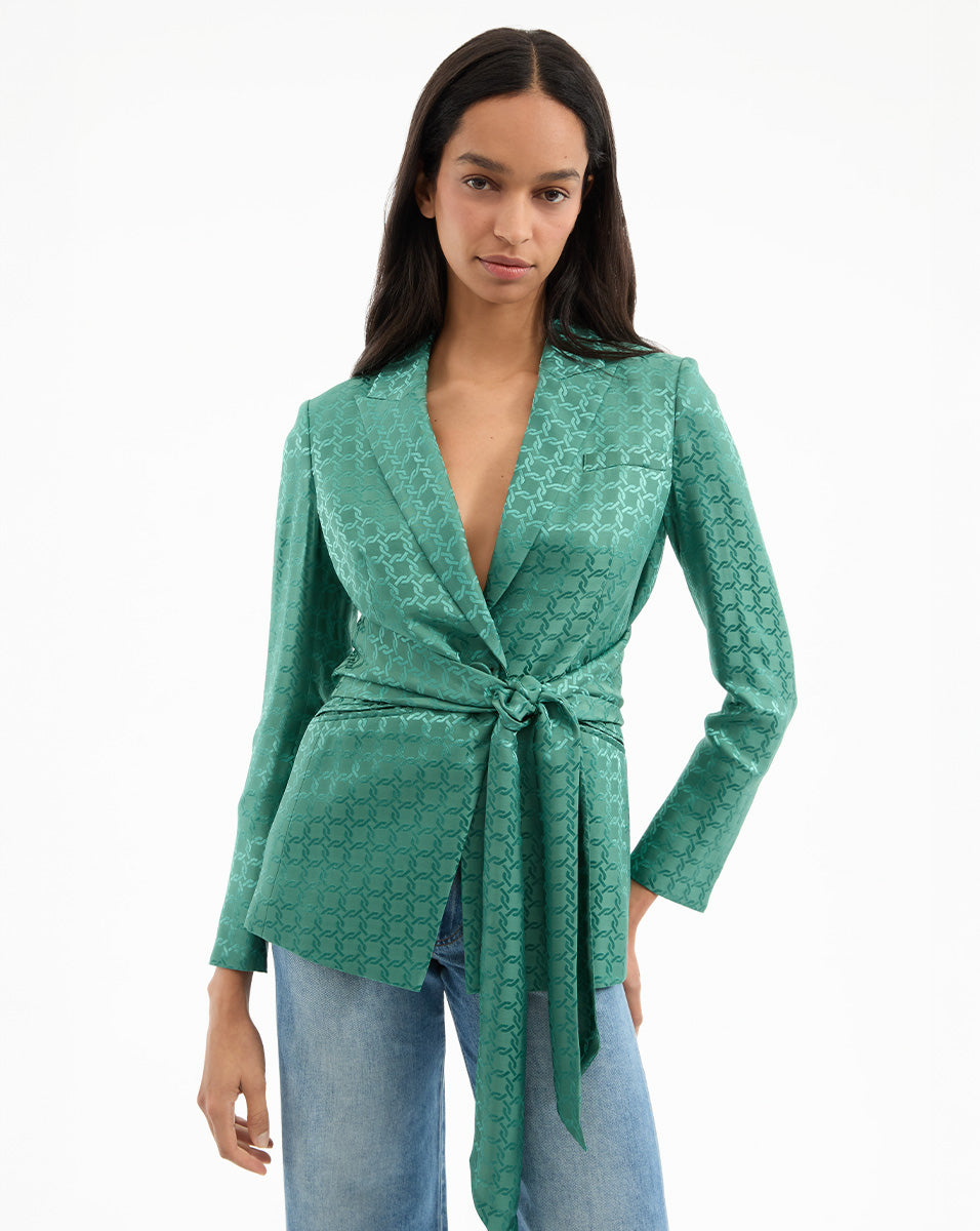 Issel Wrap Jacket from Veronica Beard