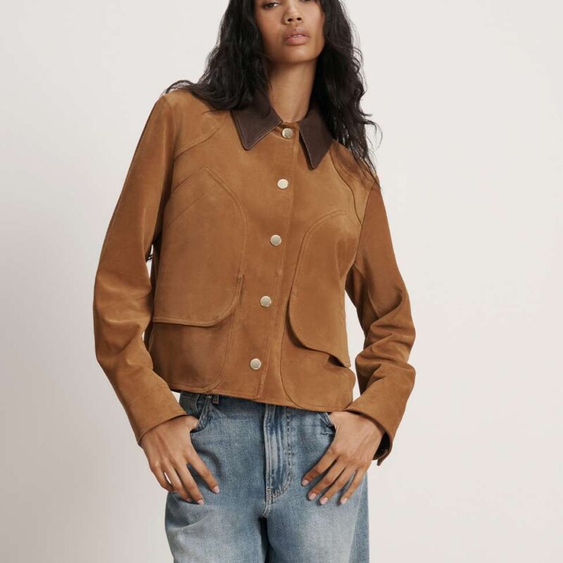 Walters Suede Jacket from Veronica Beard