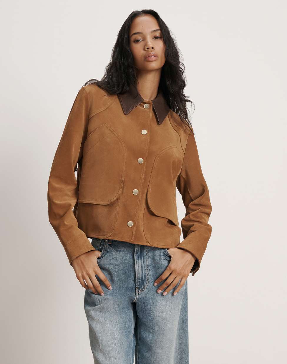 Walters Suede Jacket from Veronica Beard