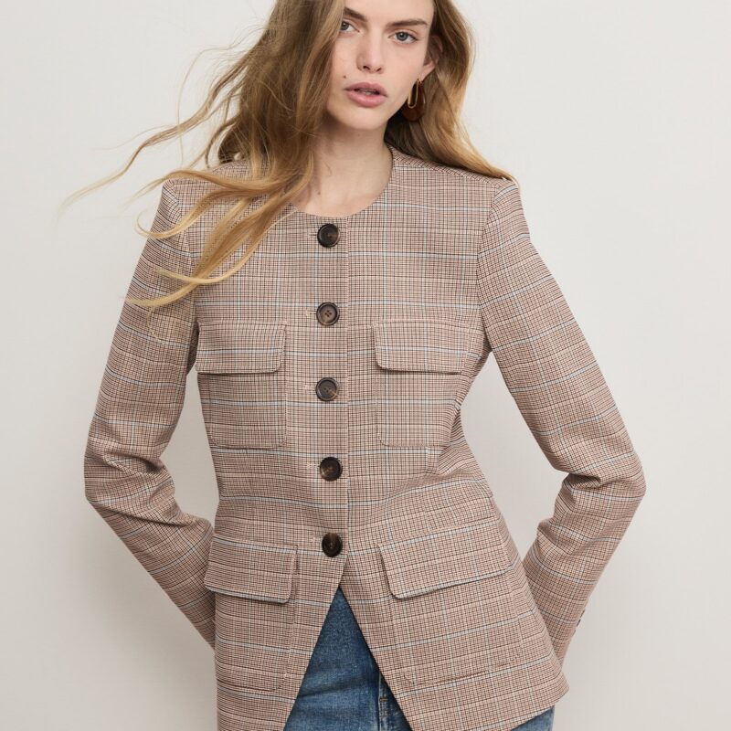 Orrin Plaid Jacket from Veronica Beard