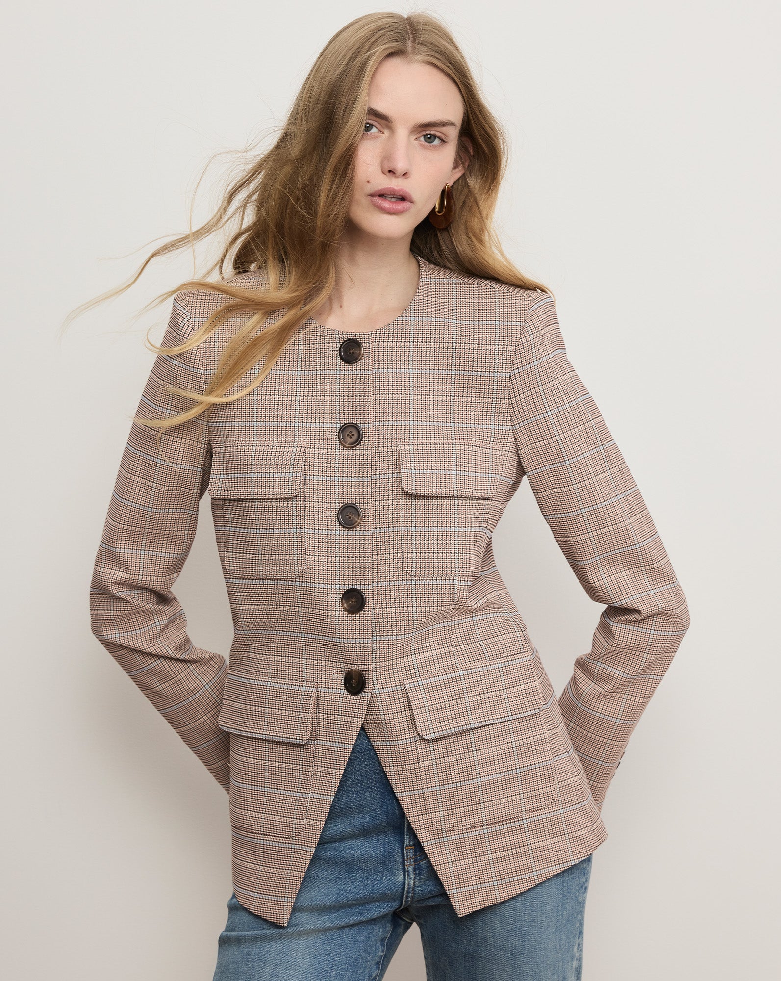 Orrin Plaid Jacket from Veronica Beard
