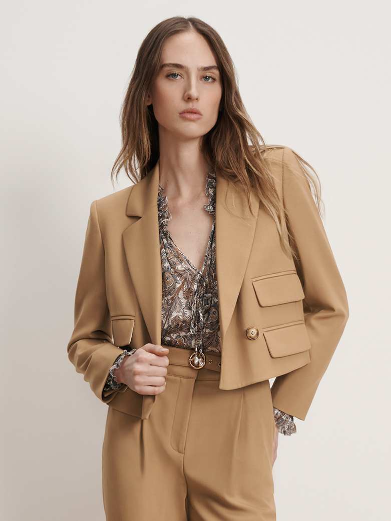 Wilkie Cropped Jacket from Veronica Beard