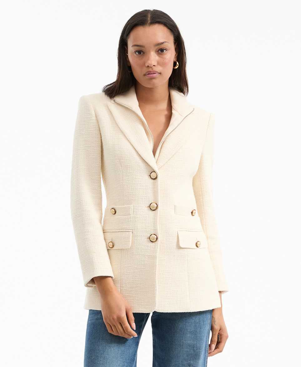 Terre Cotton Dickey Jacket from Veronica Beard