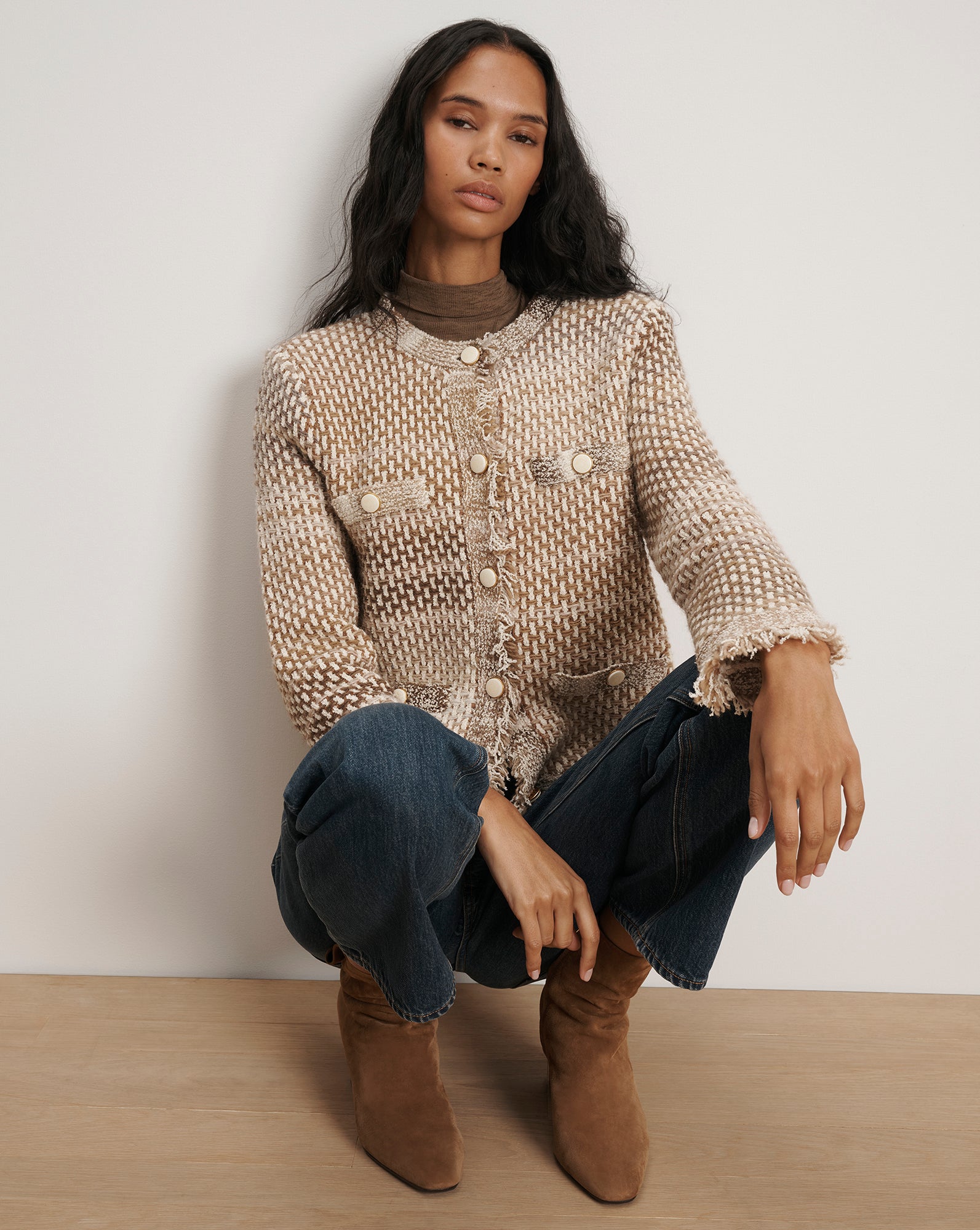 Sariyah Knit Jacket from Veronica Beard