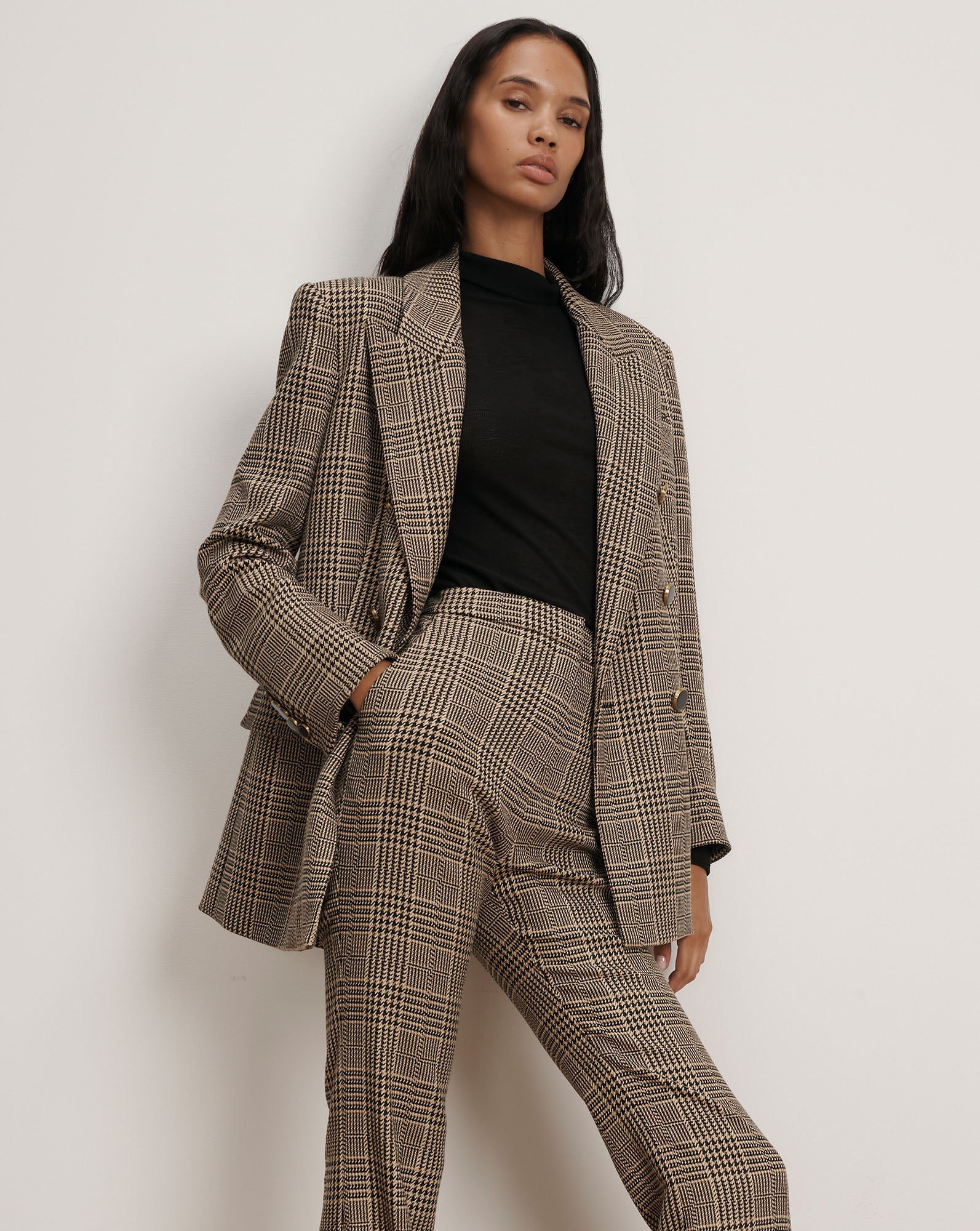 Rhys Houndstooth Dickey Jacket from Veronica Beard