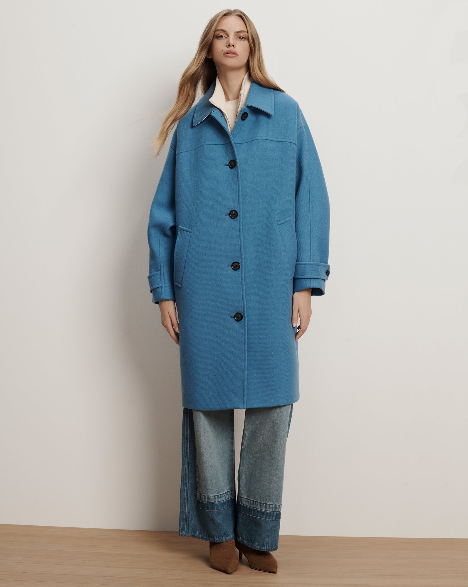 Laurent Cocoon Dickey Coat from Veronica Beard