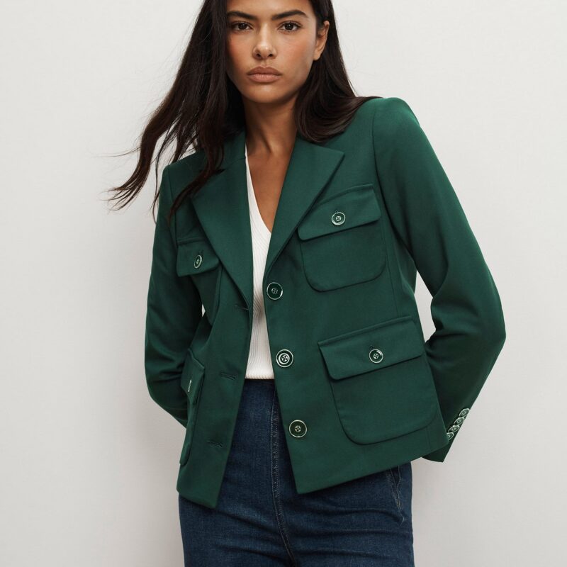 Schuyler Tailored Utility Jacket from Veronica Beard