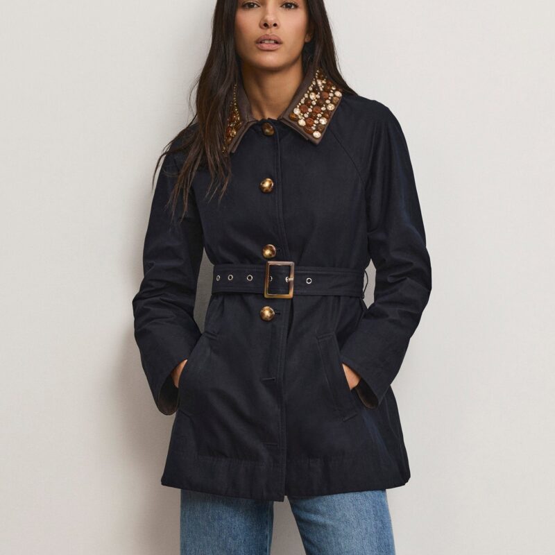 Langham Belted Dickey Coat from Veronica Beard
