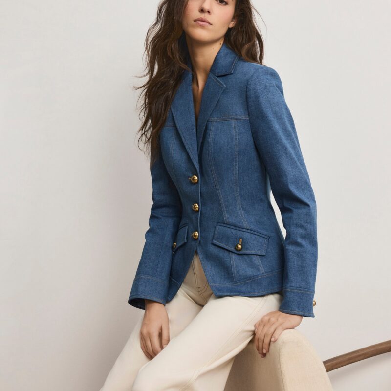 Randy Denim Dickey Jacket Veronica Beard