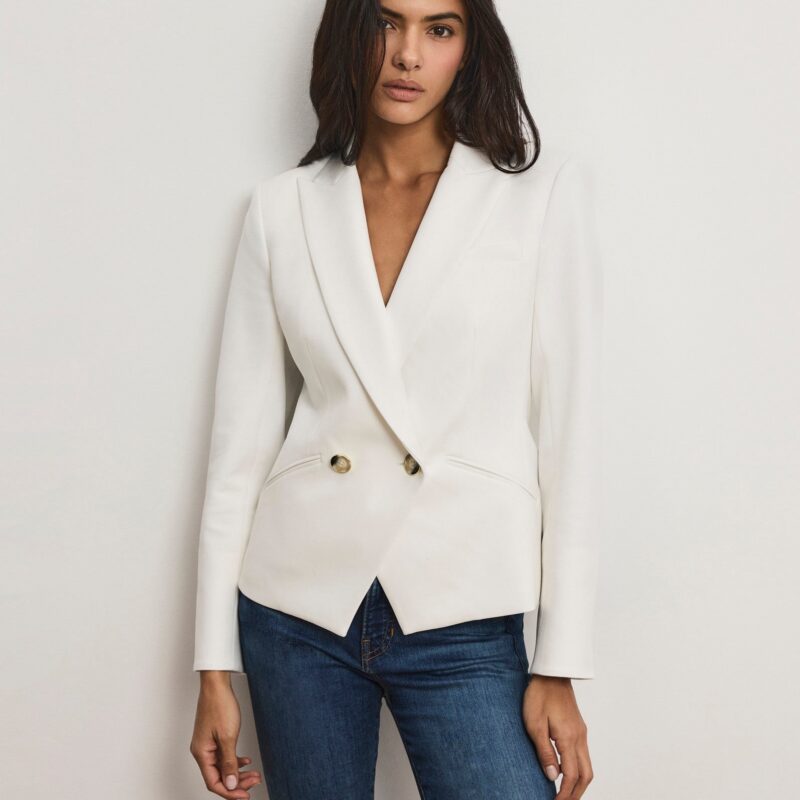 Rickie Cropped Dickey Jacket Veronica Beard