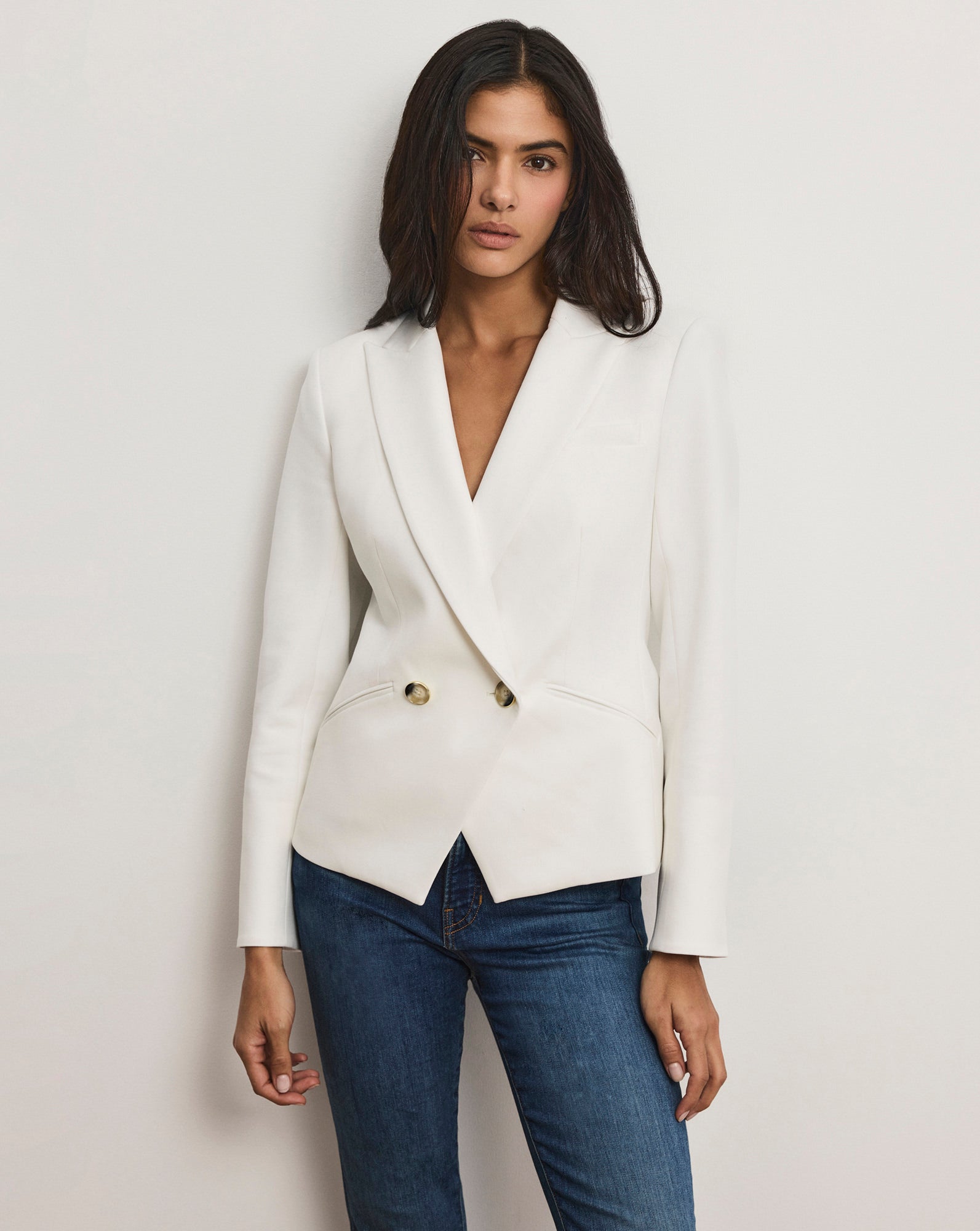 Rickie Cropped Dickey Jacket Veronica Beard