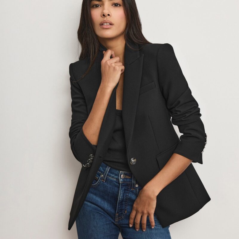 Miller Single-Breasted Dickey Jacket from Veronica Beard