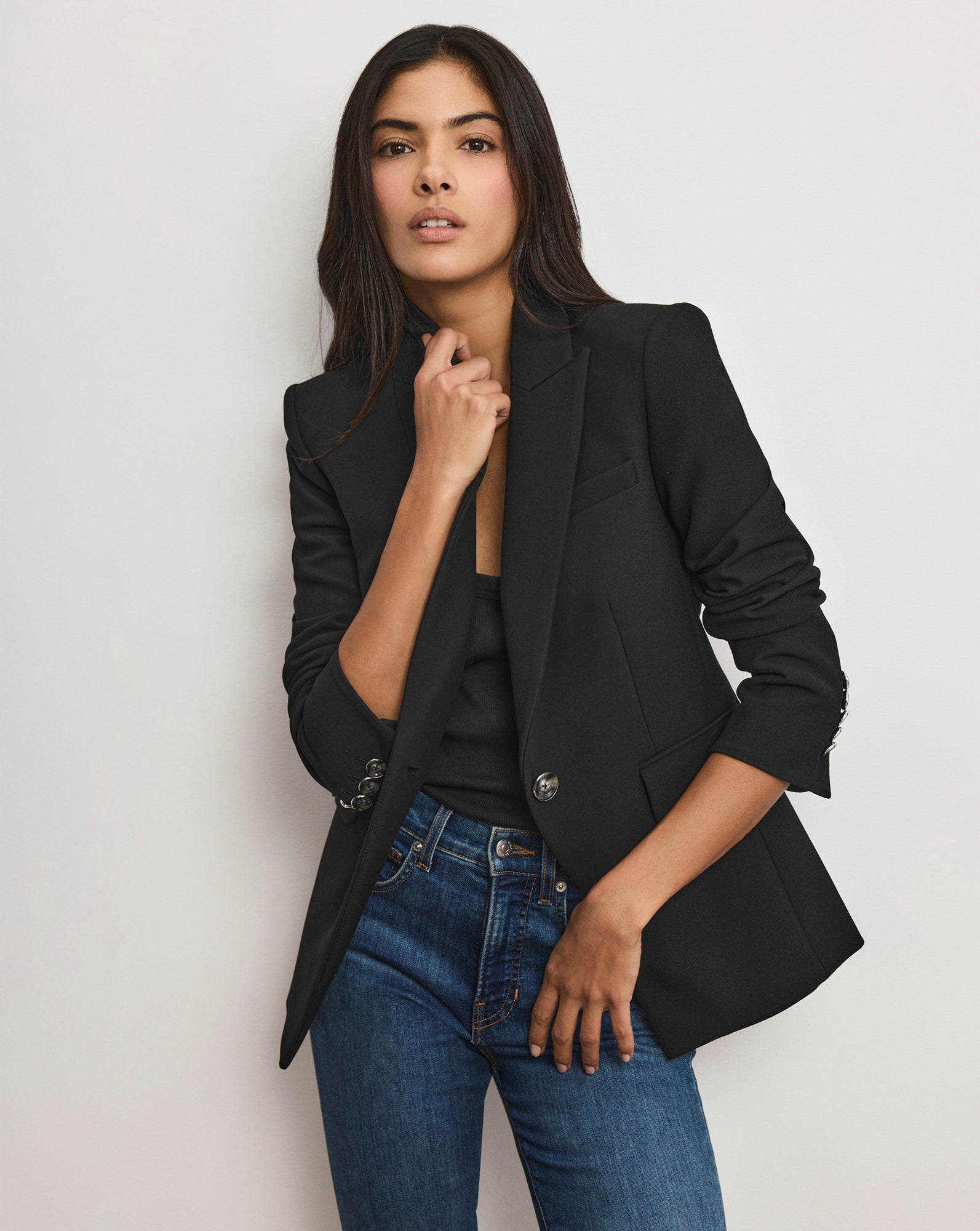 Miller Single-Breasted Dickey Jacket from Veronica Beard