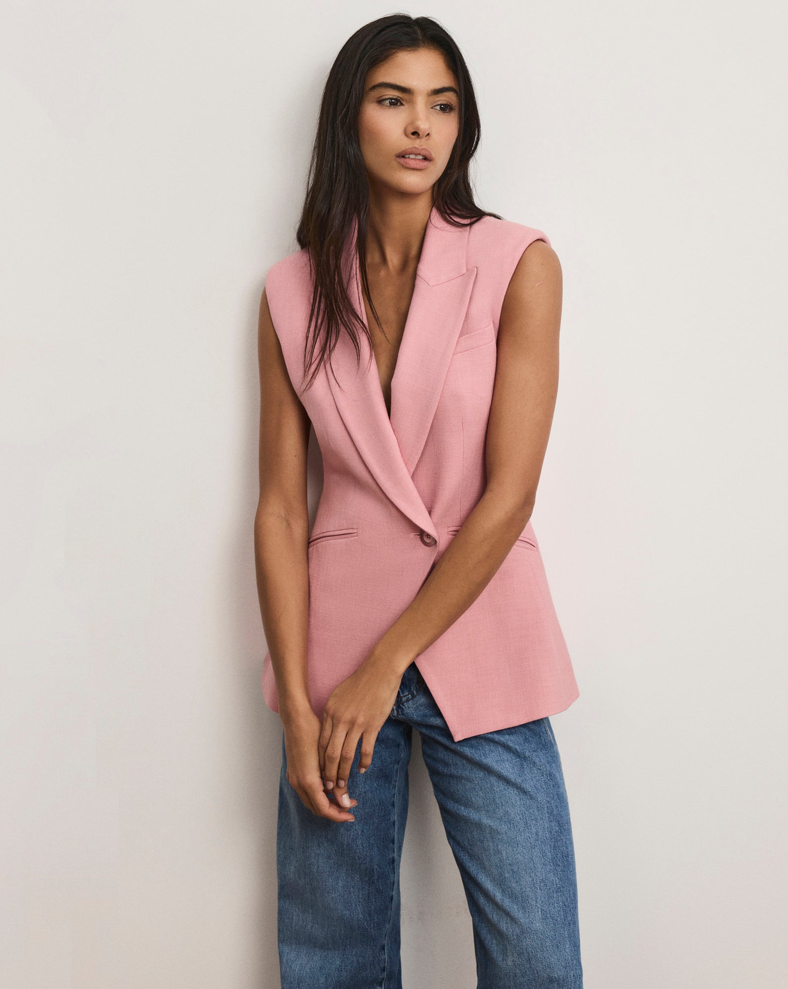 Ciel Tailored Vest Veronica Beard