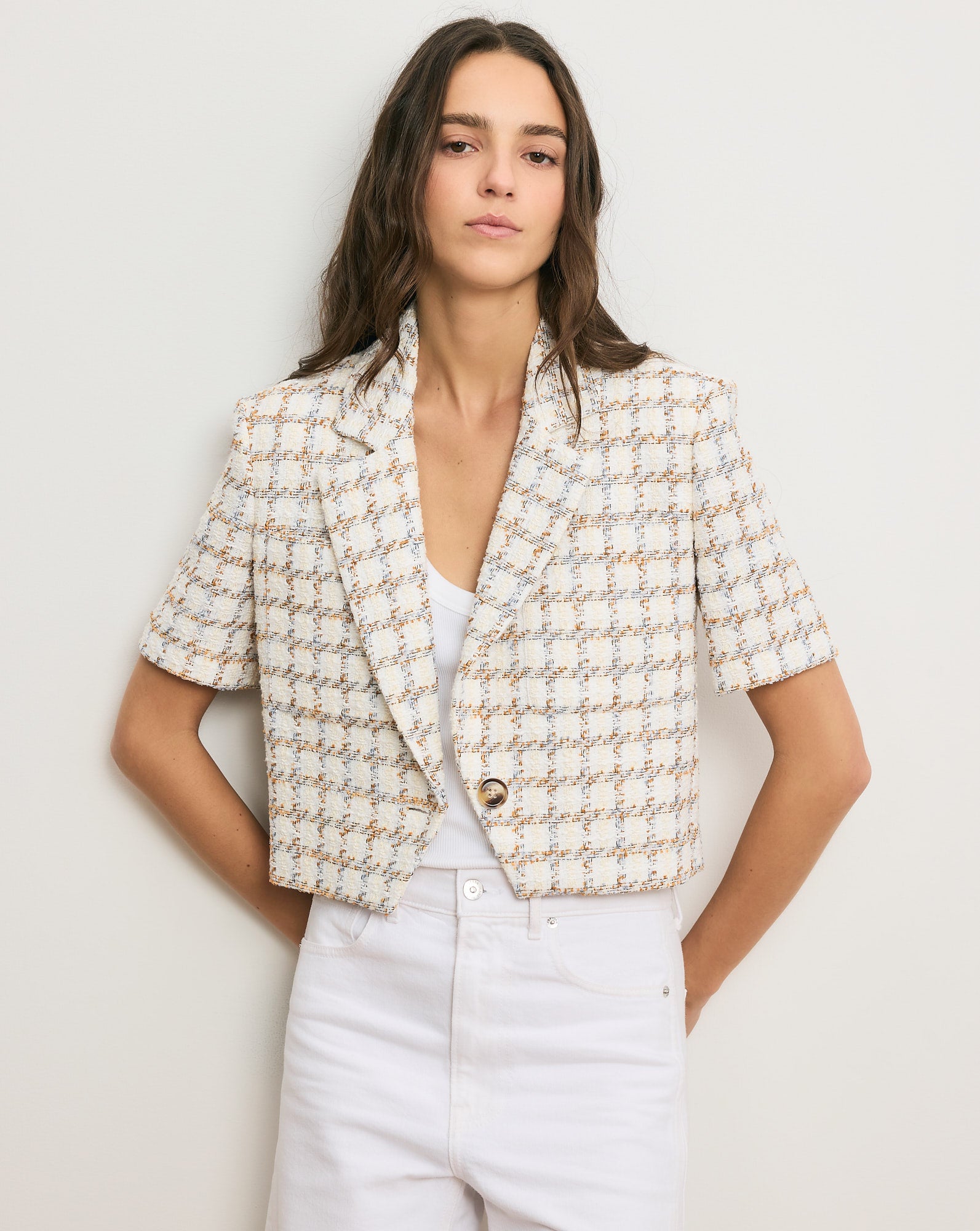 Montenegro Tweed Jacket Veronica Beard