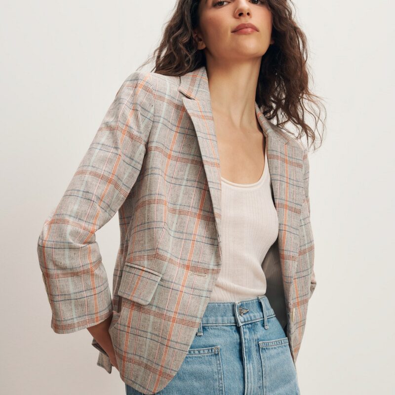 Schoolboy Plaid Dickey Jacket Veronica Beard