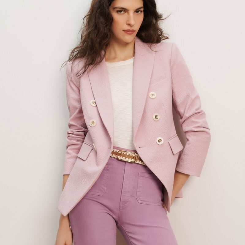 Miller Seersucker Dickey Jacket from Veronica Beard