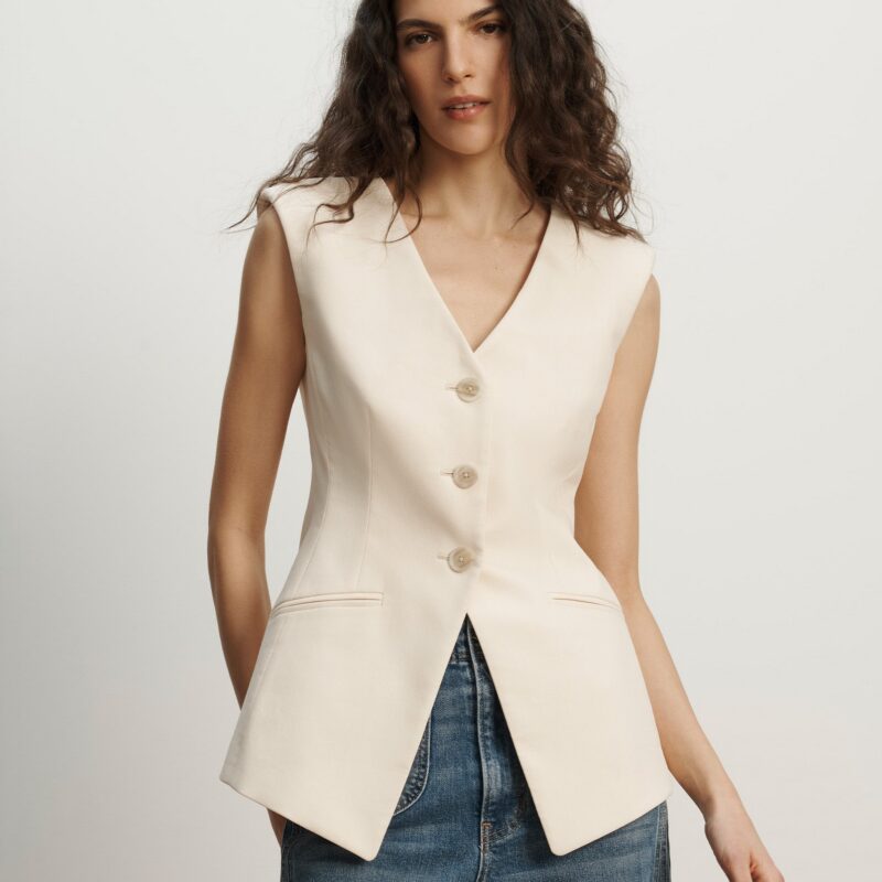 Gillson Tailored Vest from Veronica Beard