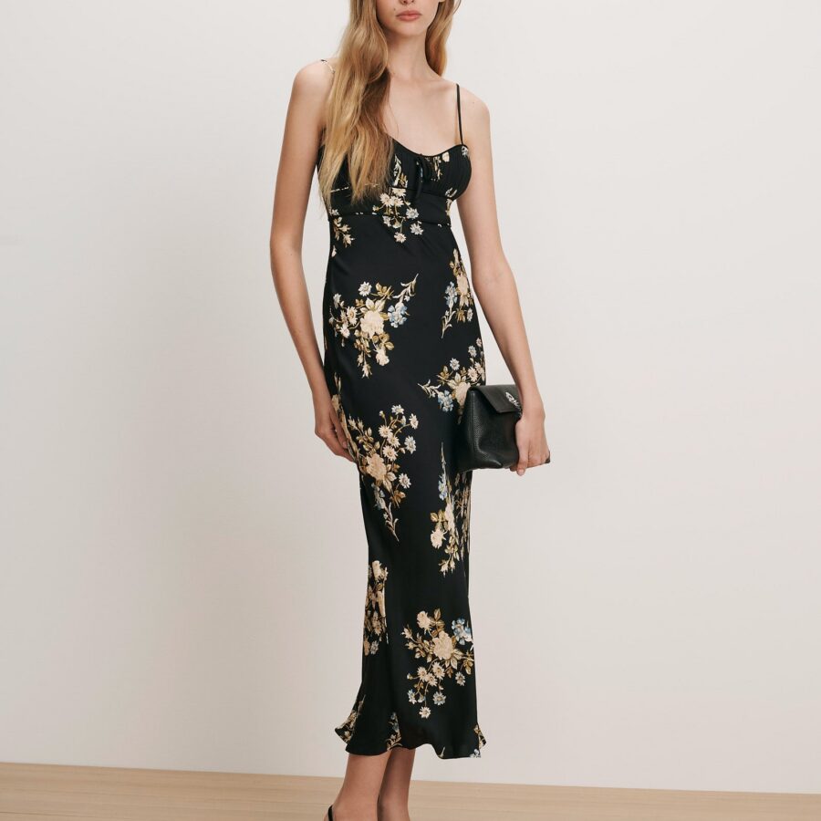 Taylor Swift Veronica Beard Kieren Floral Slip Dress