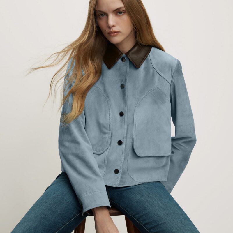 Walters Suede Jacket from Veronica Beard