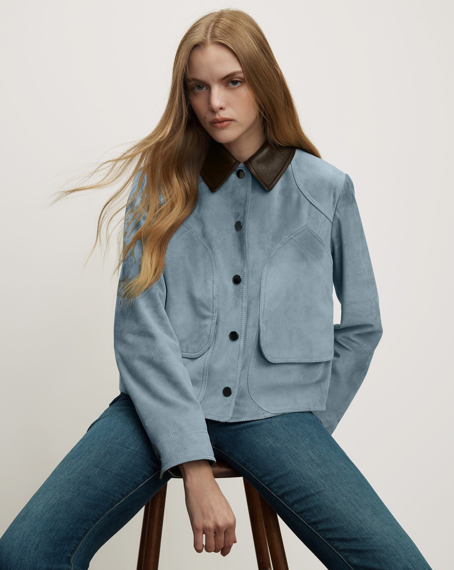 Walters Suede Jacket from Veronica Beard