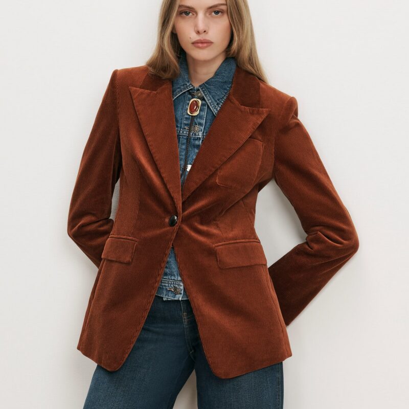 Livvy Corduroy Dickey Jacket Veronica Beard