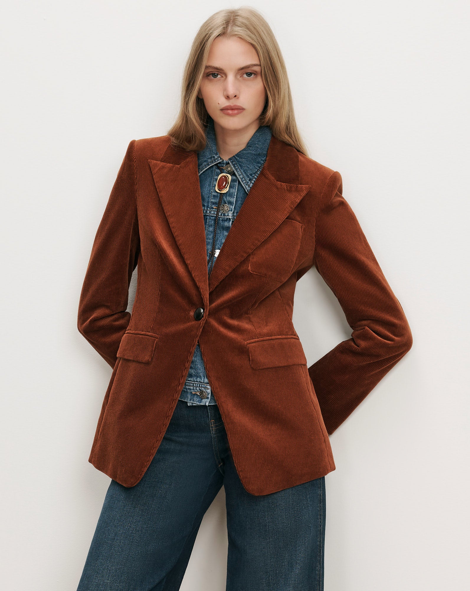 Livvy Corduroy Dickey Jacket Veronica Beard