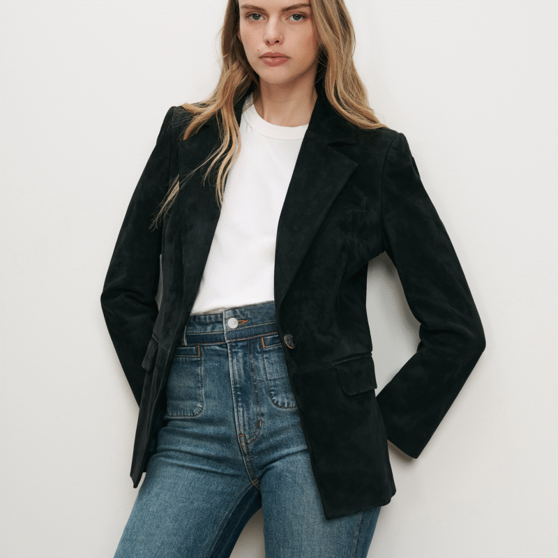 Healy Suede Dickey Jacket Veronica Beard