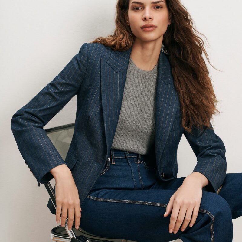 Naira Denim Dickey Jacket Veronica Beard