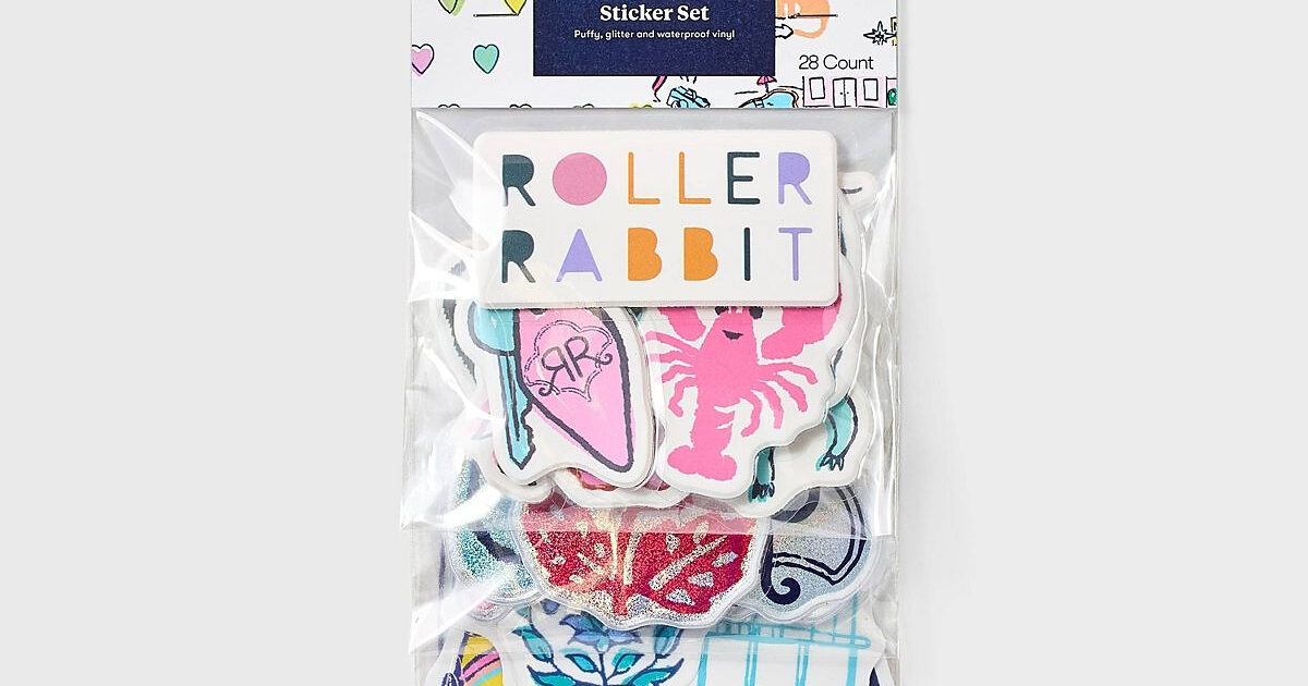 28ct Sticker Set - Roller Rabbit x Target - Señora Era