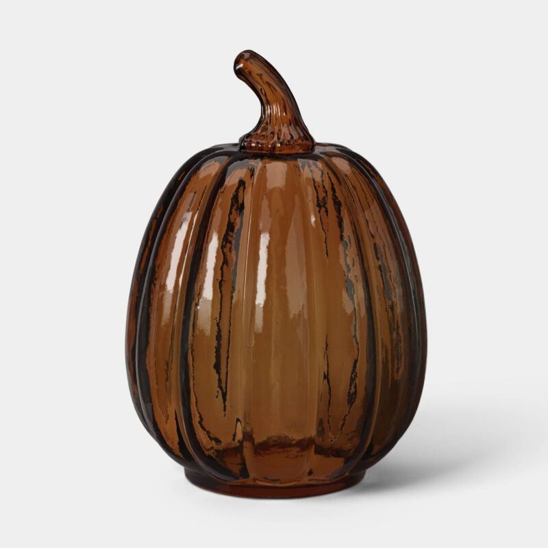5.5" Small Glass Fall Pumpkin - Thresholdu2122