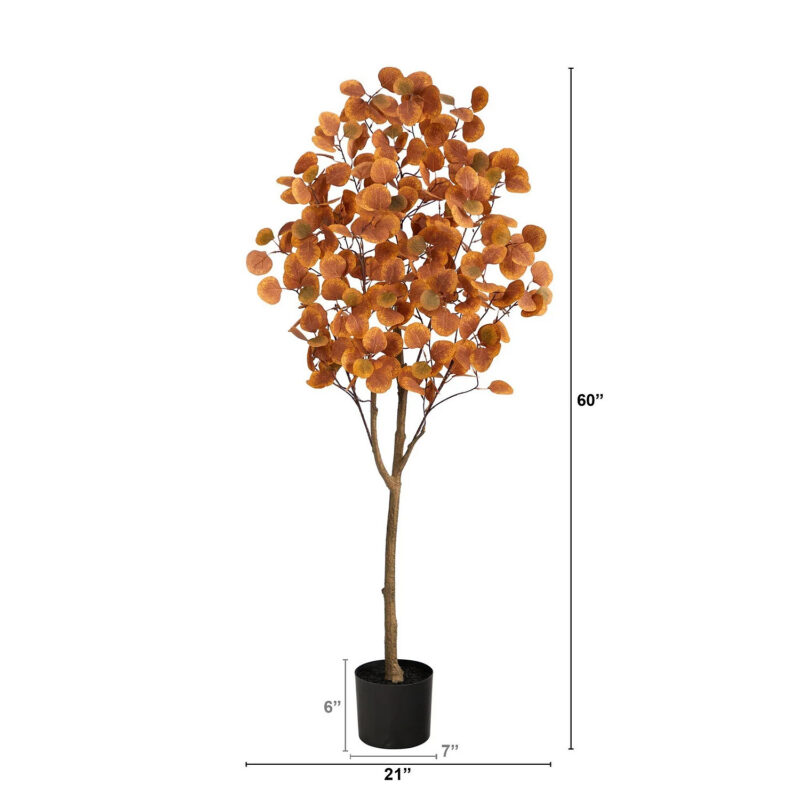 5’ Autumn Eucalyptus Artificial Tree | Nearly Natural