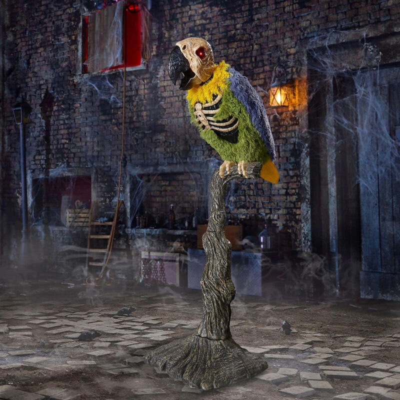 5FT Dead Water Animated LED Rotwing Parrot