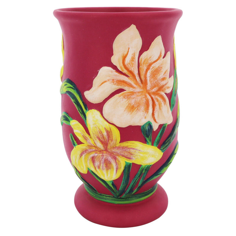 7" Pink Floral Ceramic Vase by Ashlandu00ae | Michaels