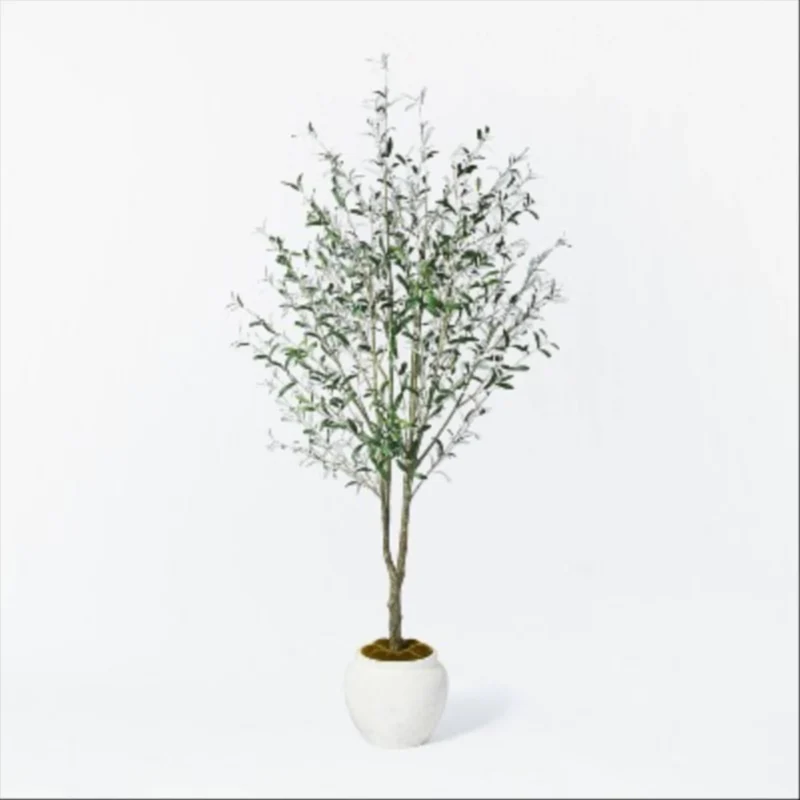 93" Artificial Olive Tree - Threshold™ designed with Studio McGee: No Assembly, Indoor Polyeste...