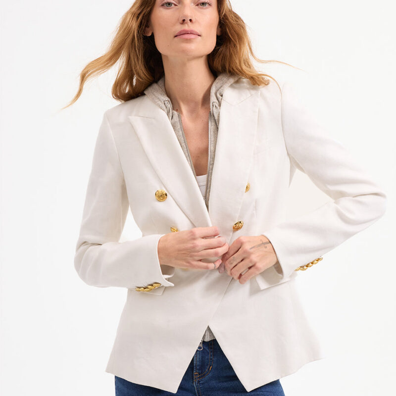 Miller Linen Dickey Jacket from Veronica Beard