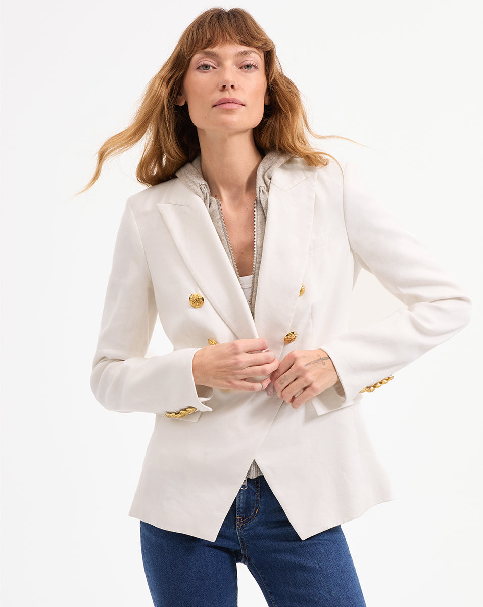 Miller Linen Dickey Jacket from Veronica Beard